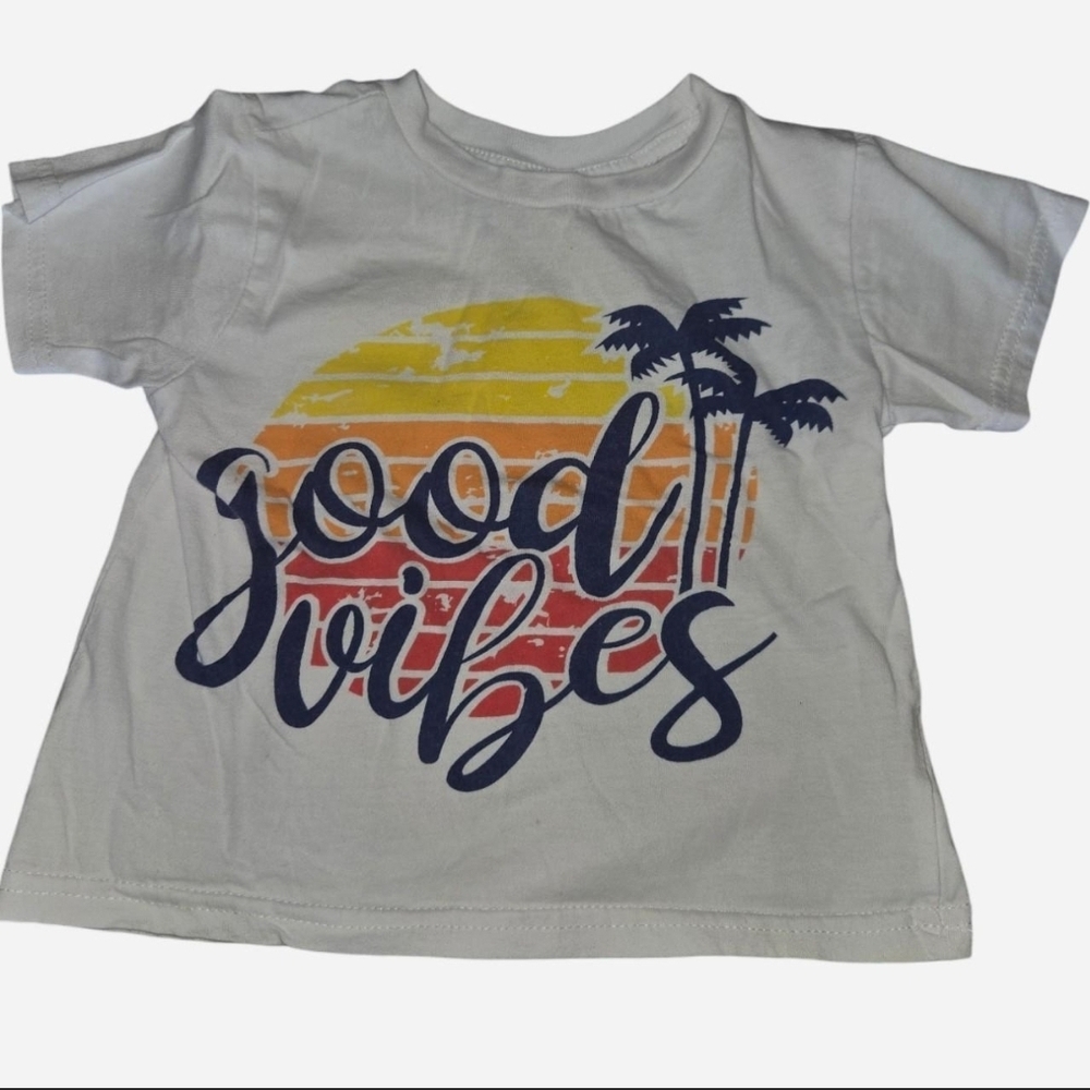 Kids 'Good Vibes' T-Shirt - White